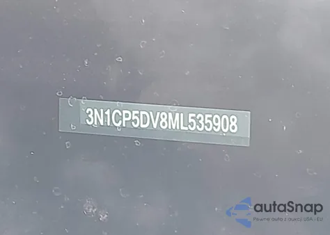 2021 Nissan Kicks Sr Xtronic Cvt from USA, damaged, VIN 3N1CP5DV8ML535908